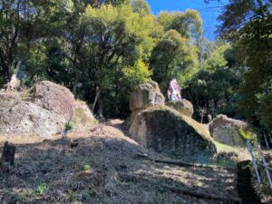 大智の座禅石 熊本市 小山山