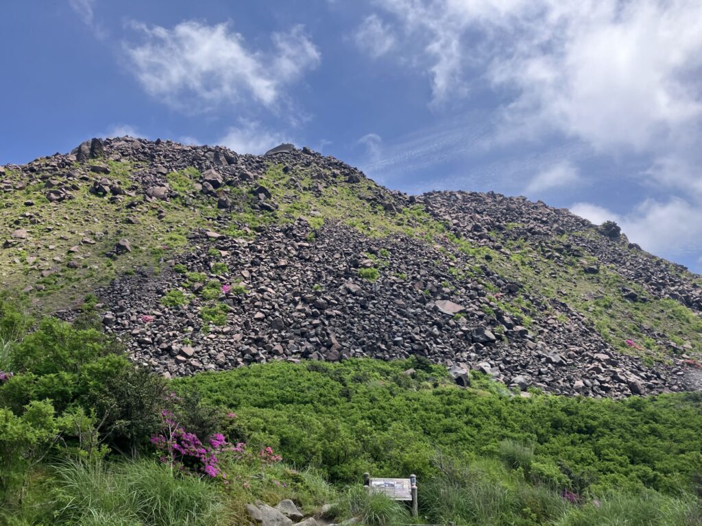 立岩の峰　平成新山　雲仙普賢岳　長崎